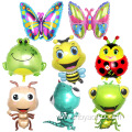 Cartoon Insect Butterfly Ladybug Snail Foil Balloons